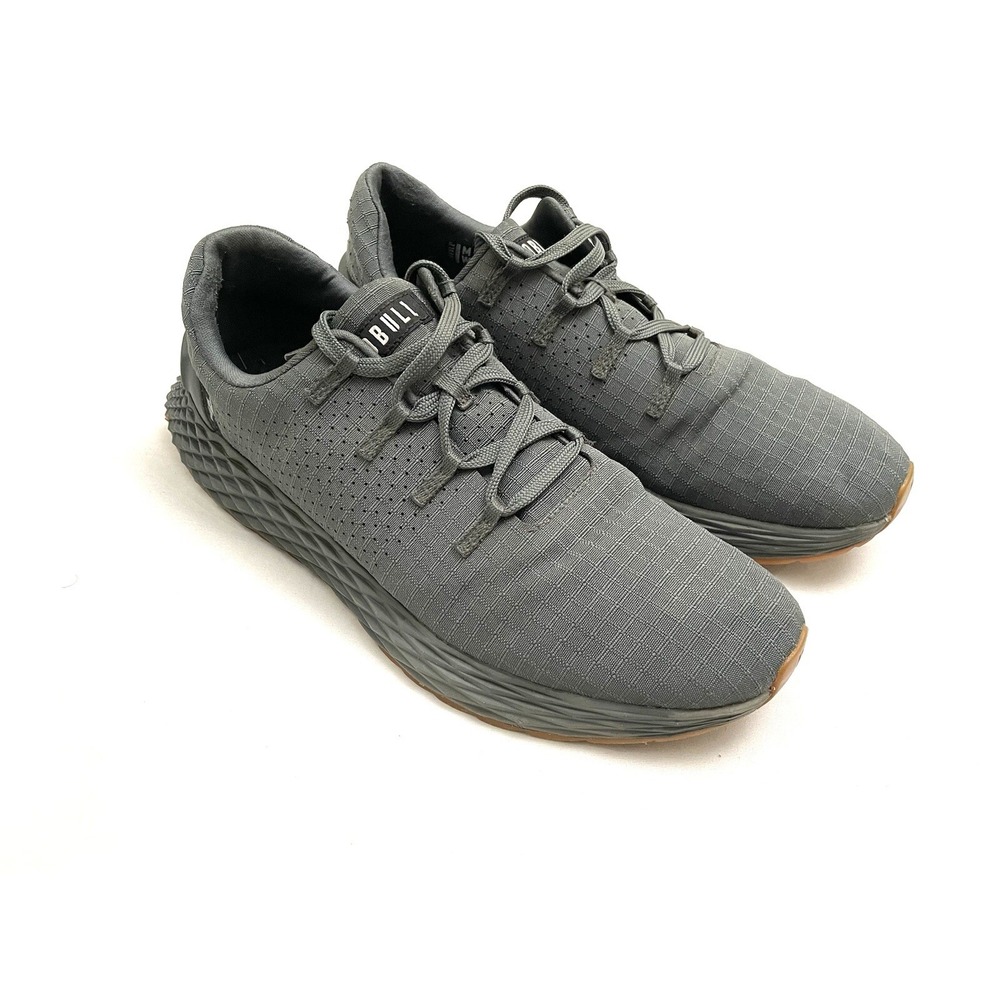 NoBull Allday Ripstop Sneaker Men's 8.5 Gray‎ Gum Womens 10 Trainer Shoe Running